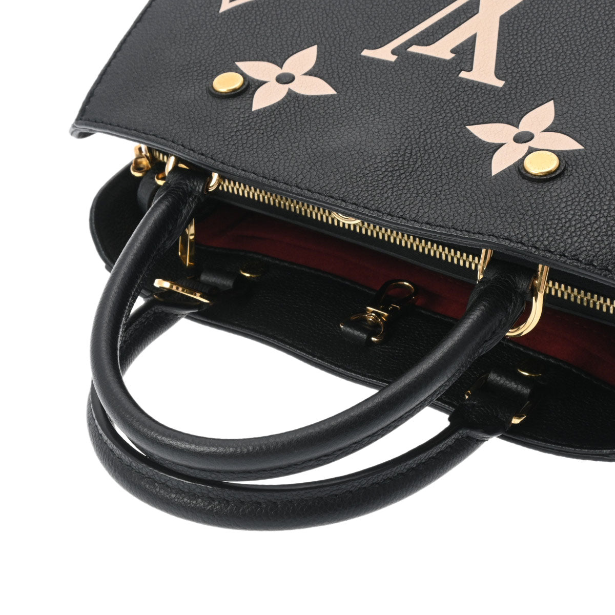 ルイヴィトンモンテーニュ BB 2WAY 43006 黒/ベージュ レディース レザー ハンドバッグ M45778 LOUIS VUITTON 中古  – 銀蔵オンライン