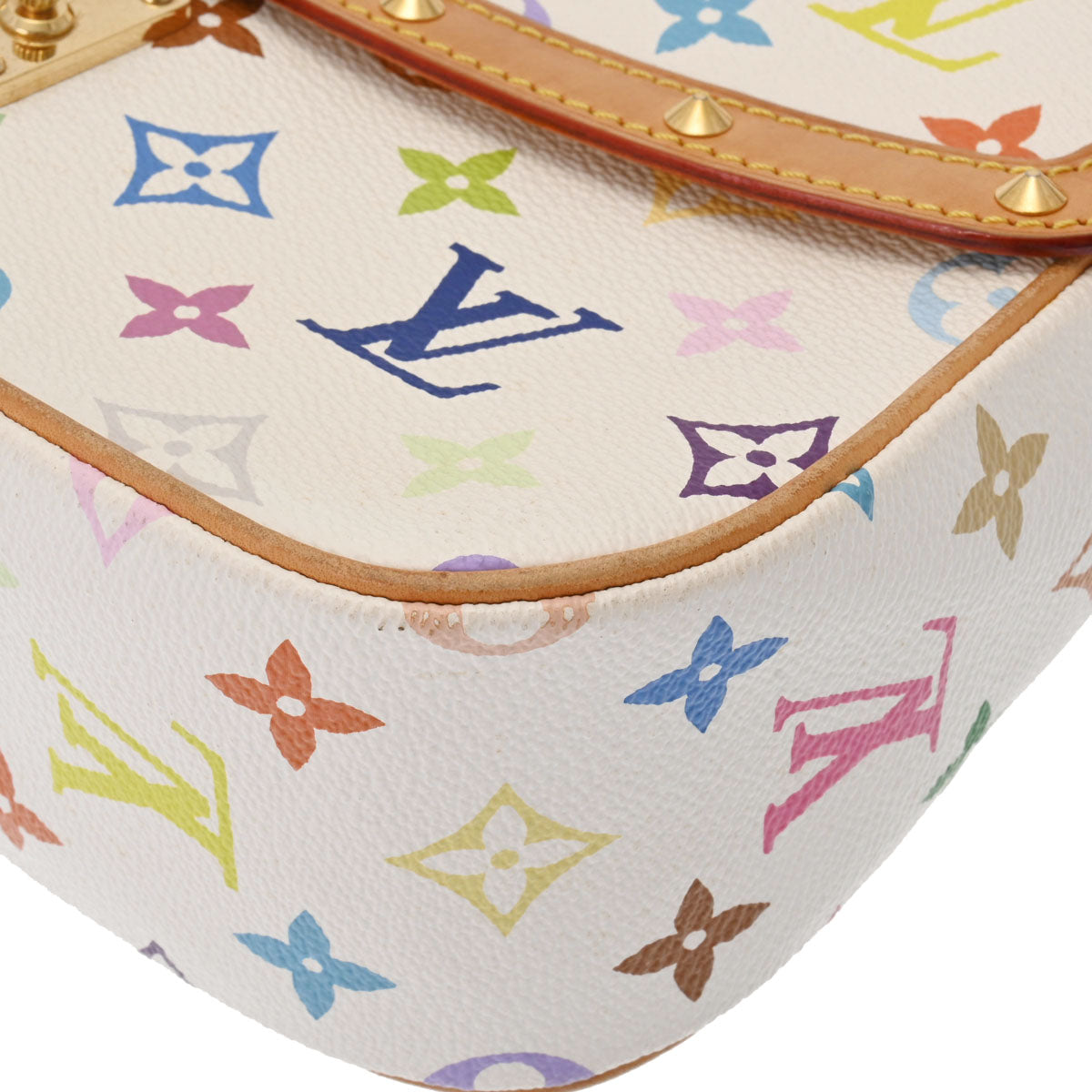 LOUIS VUITTON(ルイヴィトン) ショルダーバッグ モノグラムマルチカラー ソローニュ M92661 ブロン レザー LOUIS VUITTON】ルイヴィトン『モノグラム マルチカラー ソローニュ
