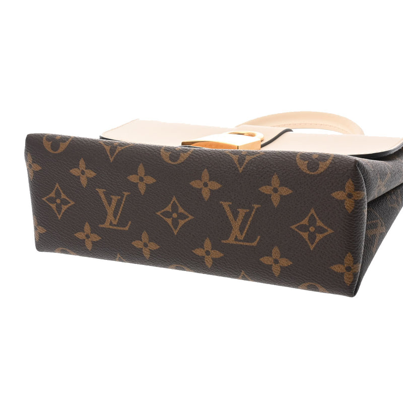 LOUIS VUITTON ルイヴィトン モノグラム ロッキー BB クレーム Ｍ44653 レディース モノグラムキャンバス 2WAYバッグ Aランク 中古 銀蔵