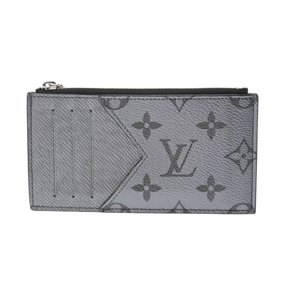 LOUIS VUITTON ルイヴィトン タイガラマ コインカードホルダー シルバー M30839 メンズ モノグラムキャンバス タイガ コインケース ABランク 中古 銀蔵