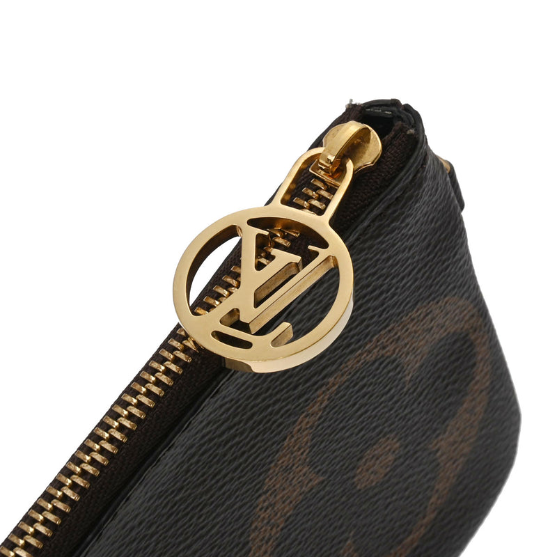 LOUIS VUITTON ルイヴィトン モノグラム ポシェットトリオ ブラウン/ベージュ M68756 レディース モノグラムジャイアント/リバース ポーチ Aランク 中古 銀蔵