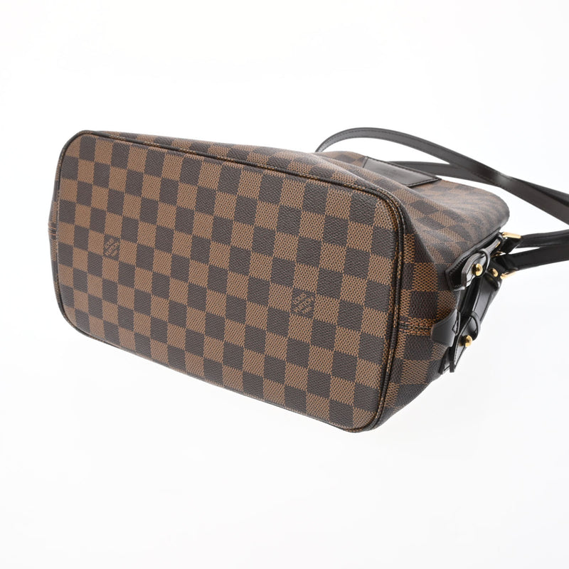 LOUIS VUITTON ルイヴィトン ダミエ カバリヴィントン ブラウン N41108 レディース ダミエキャンバス ハンドバッグ ABランク 中古 銀蔵