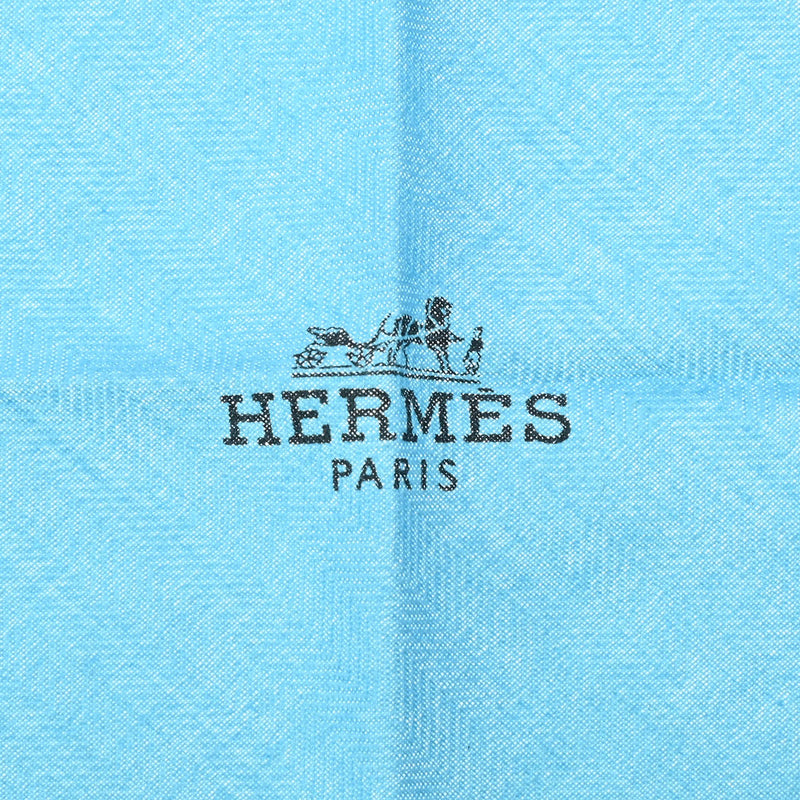 エルメスロサンジュ 青 メンズ スカーフ HERMES – 銀蔵オンライン