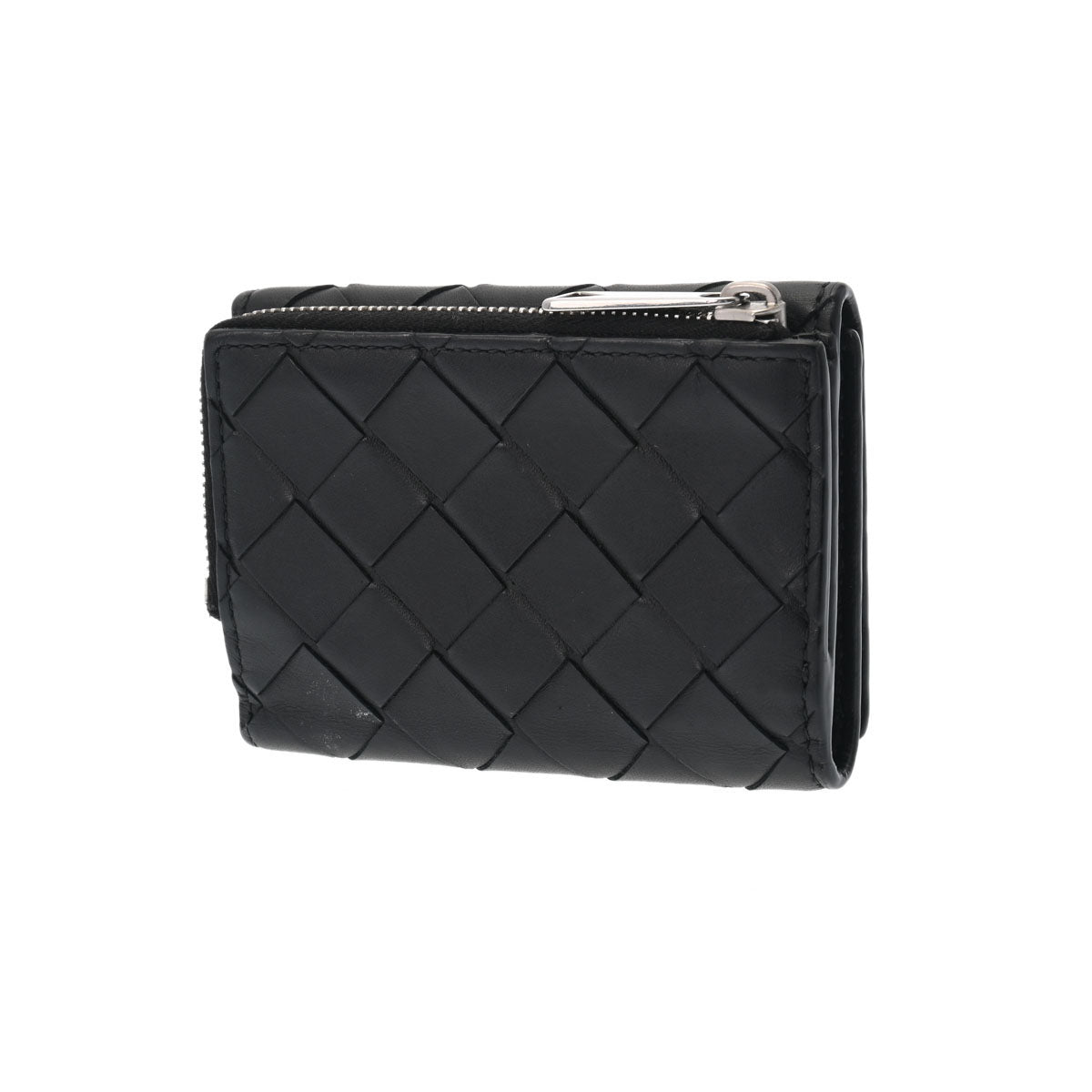 ボッテガヴェネタイントレチャート コンパクトウォレット 黒