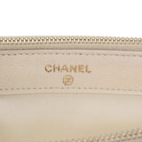 CHANEL シャネル マトラッセ チェーンウォレット 白 ゴールド金具 A82527 レディース キャビアスキン ショルダーバッグ ABランク 中古 銀蔵