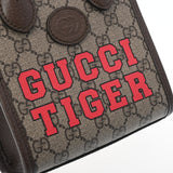 GUCCI グッチ インターロッキング ミニトート GUCCI TIGER 2WAY ベージュ 671623 レディース GGスプリームキャンバス ハンドバッグ 未使用 銀蔵