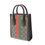 GUCCI グッチ インターロッキング ミニトート GUCCI TIGER 2WAY ベージュ 671623 レディース GGスプリームキャンバス ハンドバッグ 未使用 銀蔵