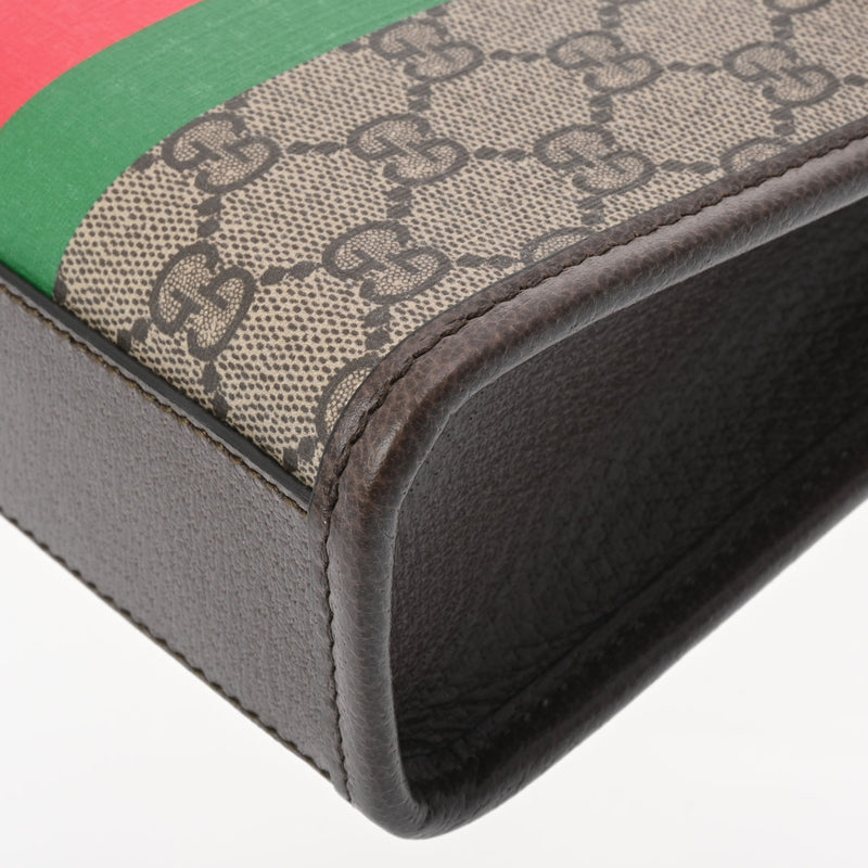 GUCCI グッチ インターロッキング ミニトート GUCCI TIGER 2WAY ベージュ 671623 レディース GGスプリームキャンバス ハンドバッグ 未使用 銀蔵