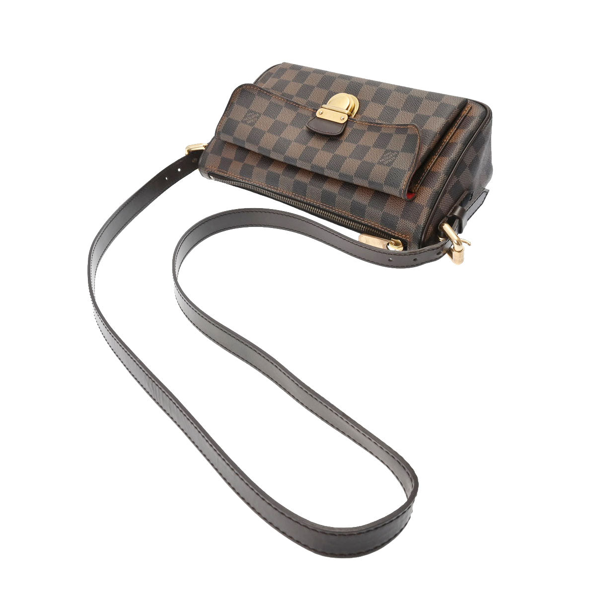 ルイヴィトン ラヴェッロGM ダミエ ショルダーバッグ ダミエキャンバス N60006 ブラウン　 レディース LOUIS VUITTON  中古 ルイヴィトンラヴェッロ GM ブラウン レディース ダミエキャンバス