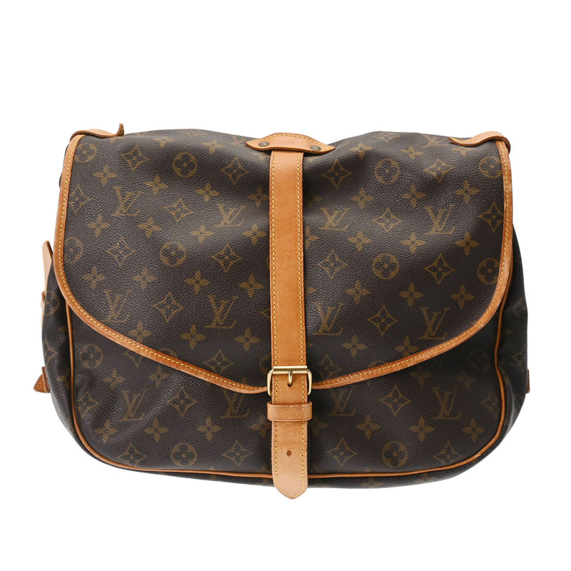 LOUIS VUITTON ソミュール35 モノグラム ハンドバッグ