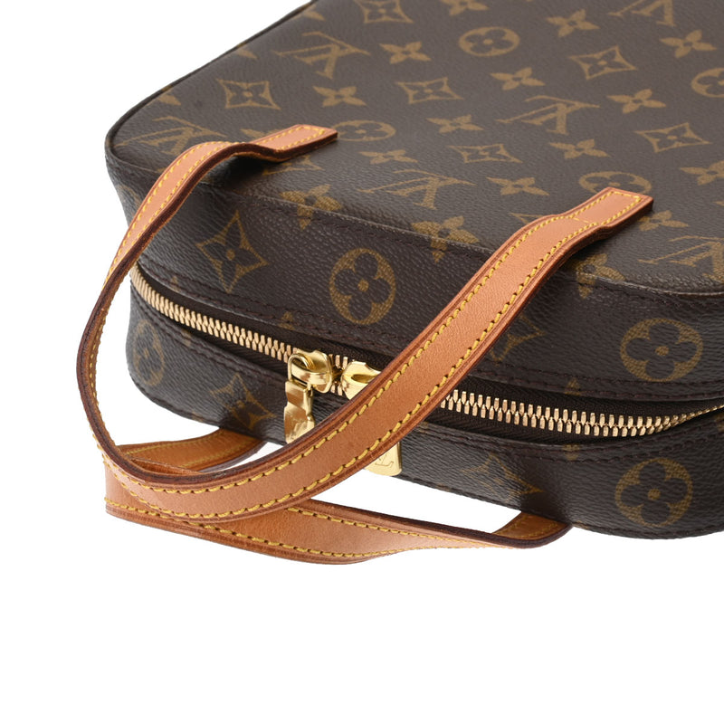 LOUIS VUITTON ルイヴィトン モノグラム スポンティーニ ブラウン M47500 レディース モノグラムキャンバス ハンドバッグ ABランク 中古 銀蔵