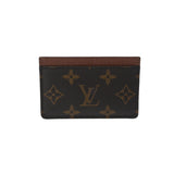 LOUIS VUITTON ルイヴィトン モノグラム ポルトカルト サーンプル ブラウン M61733 ユニセックス モノグラムキャンバス カードケース ABランク 中古 銀蔵