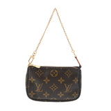 LOUIS VUITTON ルイヴィトン モノグラム ミニポシェットアクセソワール USA製 ブラウン M58009 レディース モノグラムキャンバス アクセサリーポーチ Aランク 中古 銀蔵