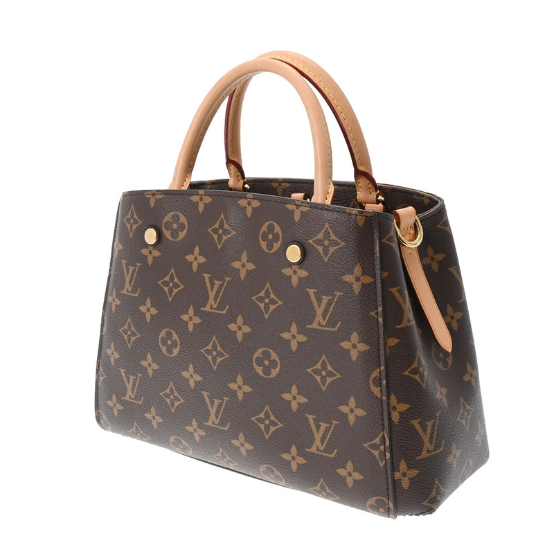 LOUIS VUITTON ルイヴィトン モノグラム モンテーニュ BB ブラウン M41055 レディース モノグラムキャンバス 2WAYバッグ Aランク 中古 銀蔵