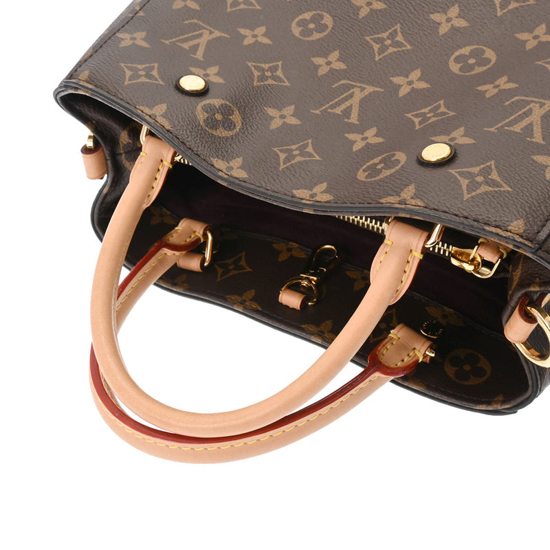 ルイヴィトンモンテーニュ BB 14145 ブラウン レディース モノグラムキャンバス 2WAYバッグ M41055 LOUIS VUITTON 中古  – 銀蔵オンライン