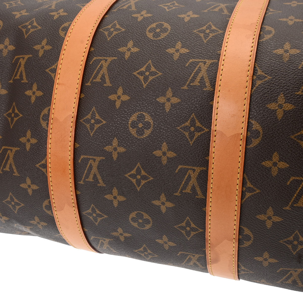 ルイヴィトンキーポル バンドリエール 50 14145 ブラウン ユニセックス モノグラムキャンバス ボストンバッグ M41416 LOUIS  VUITTON 中古 – 銀蔵オンライン