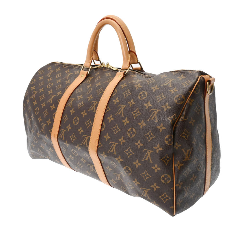 ルイヴィトンキーポル バンドリエール 50 14145 ブラウン ユニセックス モノグラムキャンバス ボストンバッグ M41416 LOUIS  VUITTON 中古 – 銀蔵オンライン