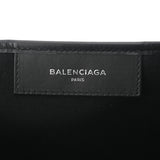 BALENCIAGA バレンシアガ ネイビーカバス M ナチュラル/黒 339936 レディース キャンバス レザー ハンドバッグ Aランク 中古 銀蔵