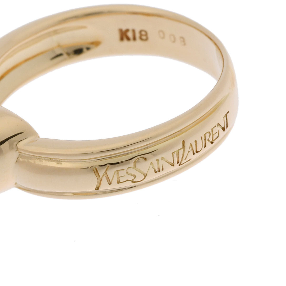 イヴサンローランハートモチーフ ダイヤ0.08ct #12 レディース K18イエローゴールド リング・指輪 12号 YVES SAINT  LAURENT 中古 – 銀蔵オンライン