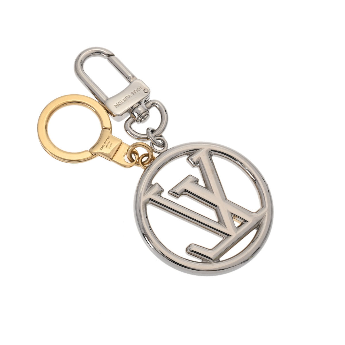 ルイヴィトンポルトクレ LVサークル シルバー/ゴールド金具 ユニ