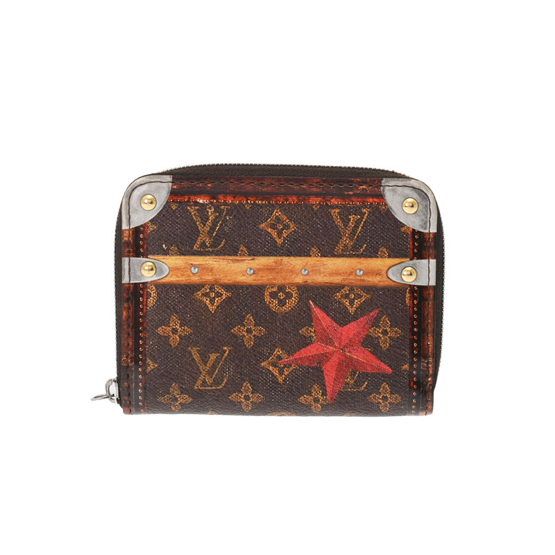 LOUIS VUITTON ルイヴィトン モノグラム ジッピーコインパース トランスフォームド トランクタイム ブラウン M63834 レディース モノグラムキャンバス コインケース ABランク 中古 銀蔵