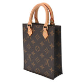 LOUIS VUITTON ルイヴィトン モノグラム プティット サックプラ 2WAY ブラウン M81295 レディース モノグラムキャンバス ハンドバッグ Aランク 中古 銀蔵