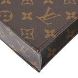 LOUIS VUITTON ルイヴィトン モノグラム プティット サックプラ 2WAY ブラウン M81295 レディース モノグラムキャンバス ハンドバッグ Aランク 中古 銀蔵