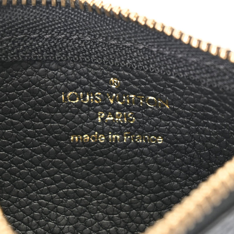 LOUIS VUITTON ルイヴィトン モノグラムアンプラント ポシェットクレ ノワール M80885 レディース モノグラムアンプラント コインケース ABランク 中古 銀蔵