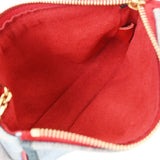 LOUIS VUITTON ルイヴィトン マイクロポシェット アクセソワール 青/赤 M68760 レディース モノグラムデニム コインケース ABランク 中古 銀蔵