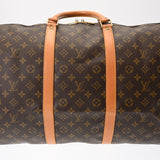 LOUIS VUITTON ルイヴィトン モノグラム キーポル 60 ブラウン M41422 ユニセックス モノグラムキャンバス ボストンバッグ Bランク 中古 銀蔵