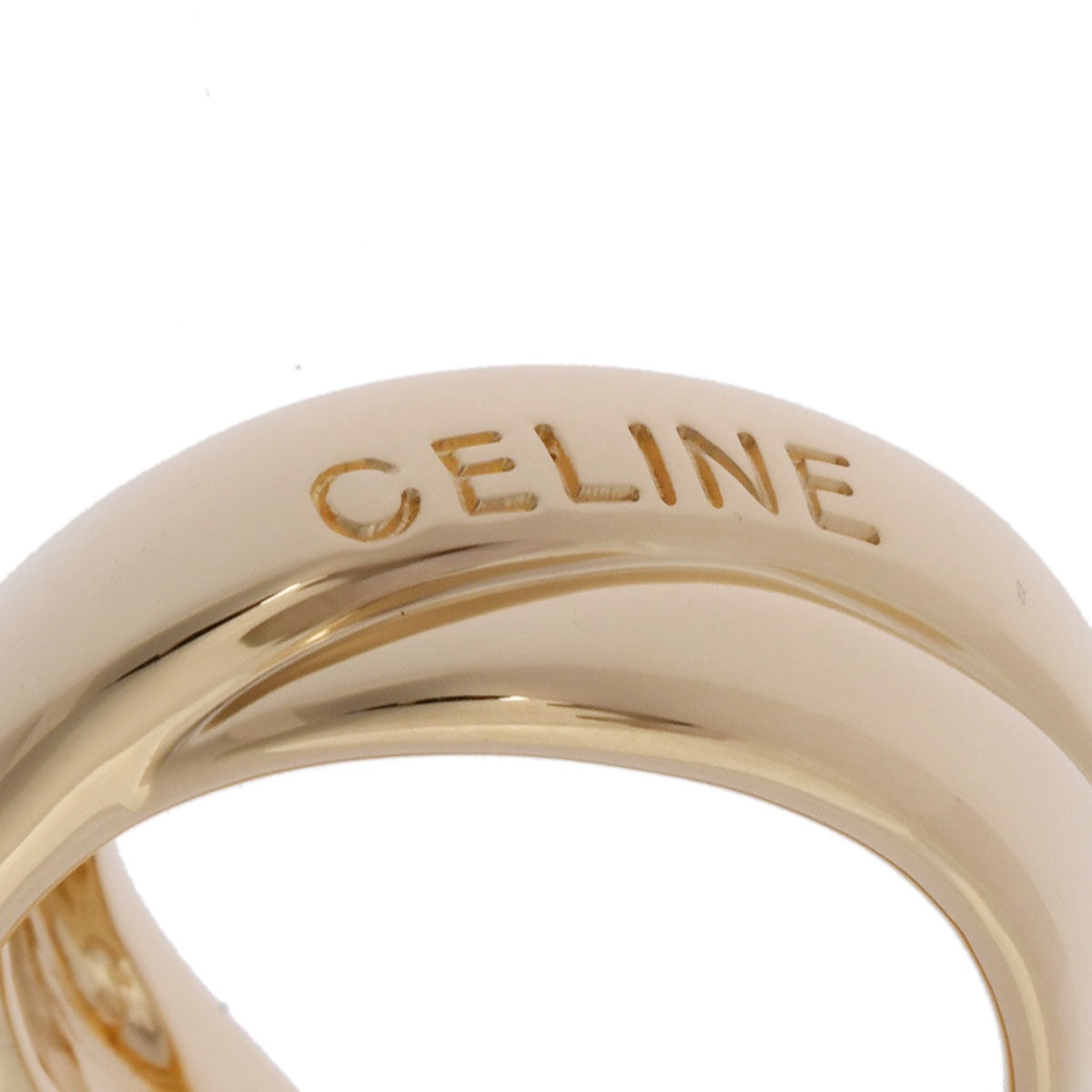 セリーヌ2連モチーフ #11 レディース K18イエローゴールド リング・指輪 11号 CELINE 中古 – 銀蔵オンライン