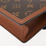 LOUIS VUITTON ルイヴィトン モノグラムリバース ポルトフォイユ ドーフィーヌ 2WAYクラッチ ブラウン M68746 レディース モノグラムキャンバス ショルダーバッグ 新同 中古 銀蔵