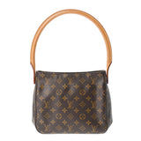 LOUIS VUITTON ルイヴィトン モノグラム ルーピング MM  USA製 ブラウン M51146 レディース モノグラムキャンバス ワンショルダーバッグ ABランク 中古 銀蔵