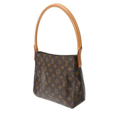 LOUIS VUITTON ルイヴィトン モノグラム ルーピング MM  USA製 ブラウン M51146 レディース モノグラムキャンバス ワンショルダーバッグ ABランク 中古 銀蔵