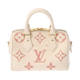 LOUIS VUITTON ルイヴィトン モノグラムアンプラント スピーディ 20 2WAY クレーム/ローズトリアノン M46397 レディース レザー ハンドバッグ Bランク 中古 銀蔵