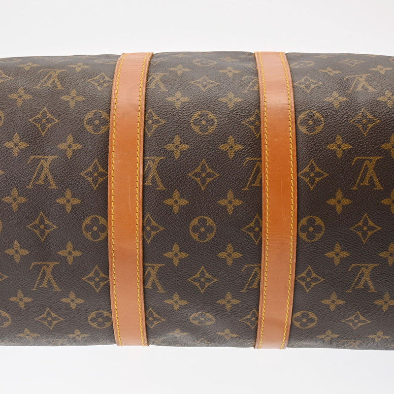 LOUIS VUITTON ルイヴィトン モノグラム キーポル 45 ブラウン M41428 ユニセックス モノグラムキャンバス ボストンバッグ Bランク 中古 銀蔵