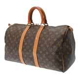 LOUIS VUITTON ルイヴィトン モノグラム キーポル 45 ブラウン M41428 ユニセックス モノグラムキャンバス ボストンバッグ Bランク 中古 銀蔵