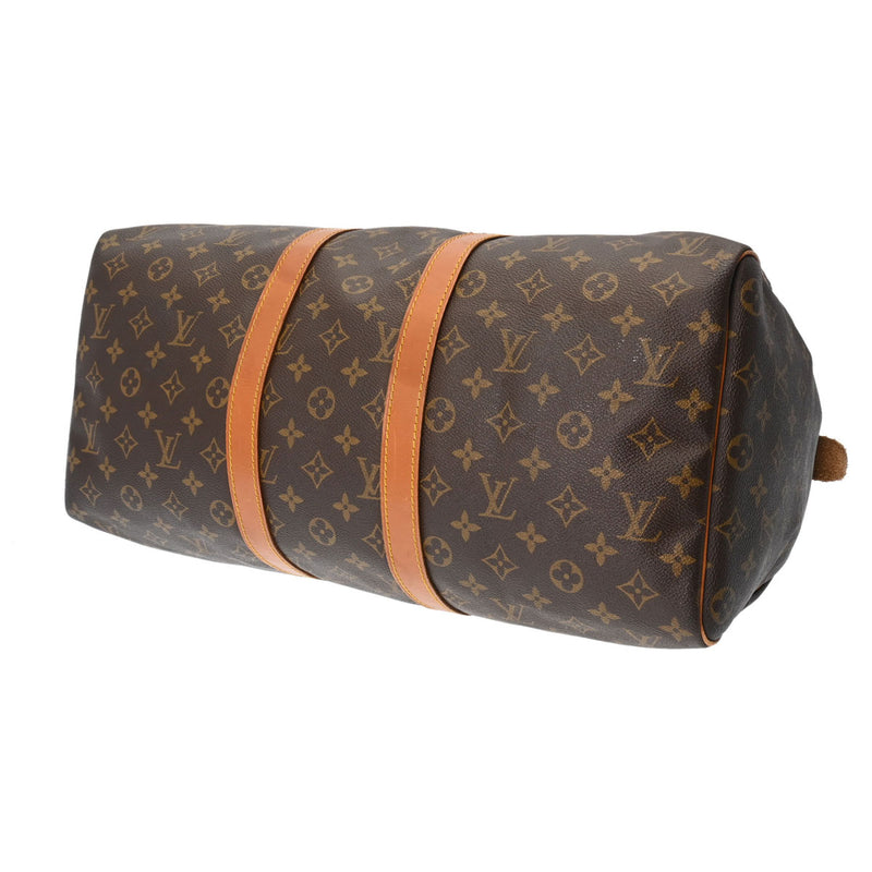 LOUIS VUITTON ルイヴィトン モノグラム キーポル 45 ブラウン M41428 ユニセックス モノグラムキャンバス ボストンバッグ Bランク 中古 銀蔵