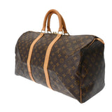 LOUIS VUITTON ルイヴィトン モノグラム キーポル 50 ブラウン M41426 ユニセックス モノグラムキャンバス ボストンバッグ ABランク 中古 銀蔵