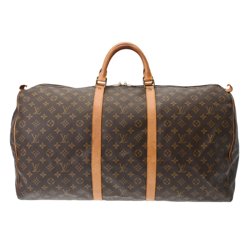 LOUIS VUITTON ルイヴィトン モノグラム キーポル 60 ブラウン M41422 ユニセックス モノグラムキャンバス ボストンバッグ Bランク 中古 銀蔵