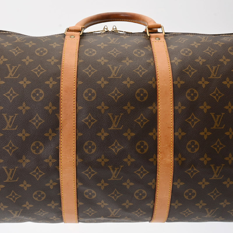 LOUIS VUITTON ルイヴィトン モノグラム キーポル 60 ブラウン M41422 ユニセックス モノグラムキャンバス ボストンバッグ Bランク 中古 銀蔵