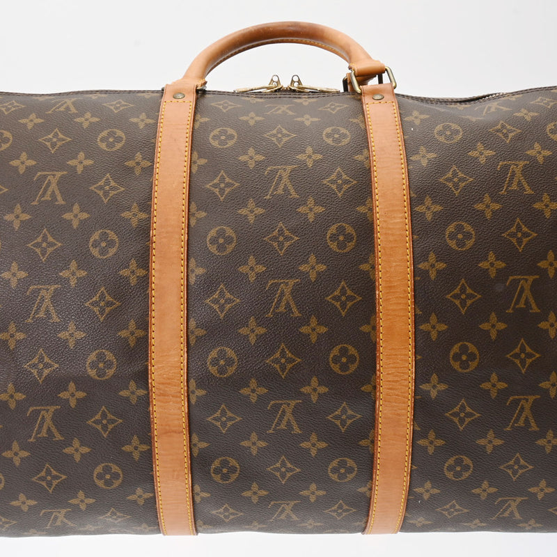 LOUIS VUITTON ルイヴィトン モノグラム キーポル 60 ブラウン M41422 ユニセックス モノグラムキャンバス ボストンバッグ Bランク 中古 銀蔵