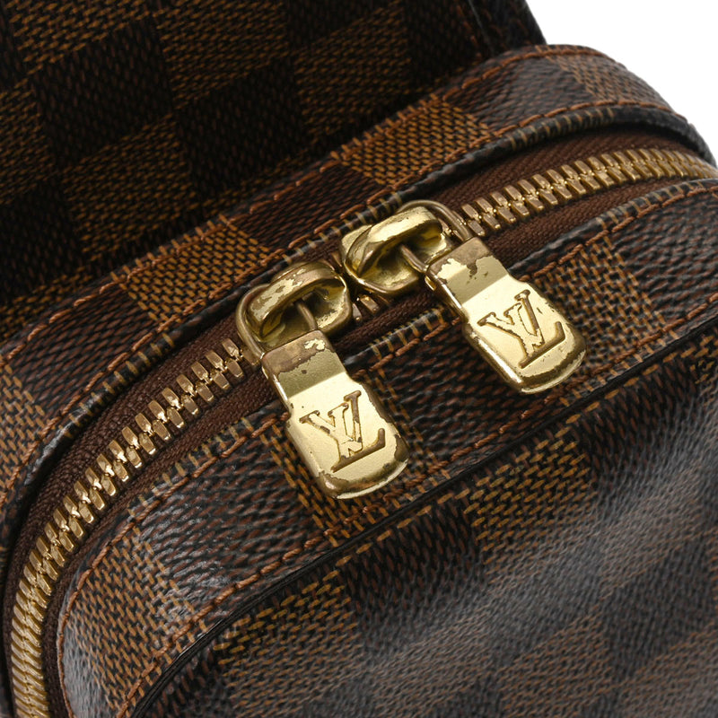 LOUIS VUITTON ルイヴィトン ダミエ ジェロニモス ブラウン N51994 レディース ダミエキャンバス ボディバッグ ABランク 中古 銀蔵