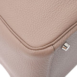 HERMES エルメス リンディ30 2WAYバッグ グリシーヌ パラジウム金具 T刻印(2015年頃) レディース トリヨンクレマンス ハンドバッグ Aランク 中古 銀蔵