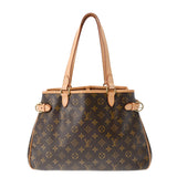 LOUIS VUITTON ルイヴィトン モノグラム バティニョール オリゾンタル ブラウン M51154 レディース モノグラムキャンバス トートバッグ Aランク 中古 銀蔵