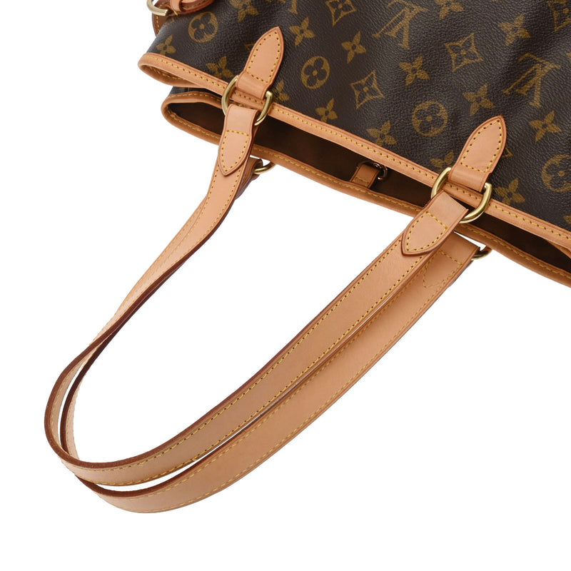 LOUIS VUITTON ルイヴィトン モノグラム バティニョール オリゾンタル ブラウン M51154 レディース モノグラムキャンバス トートバッグ Aランク 中古 銀蔵