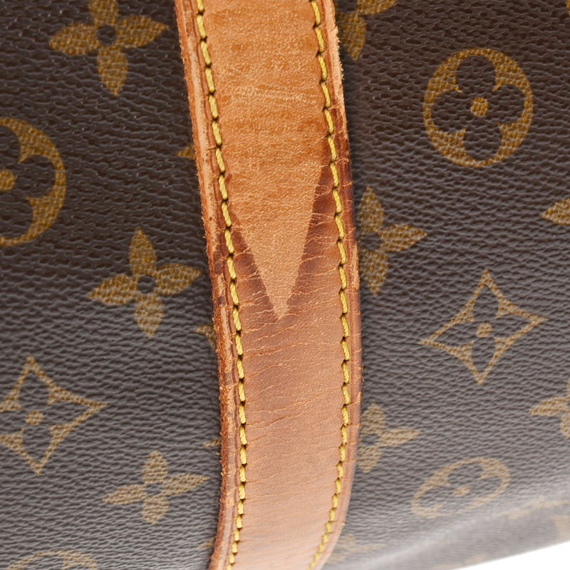 LOUIS VUITTON ルイヴィトン モノグラム キーポル バンドリエール 60 ブラウン M41412 ユニセックス モノグラムキャンバス ボストンバッグ Bランク 中古 銀蔵