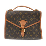 LOUIS VUITTON ルイヴィトン モノグラム ベルエア 2WAY ブラウン M51122 ユニセックス モノグラムキャンバス ハンドバッグ Bランク 中古 銀蔵