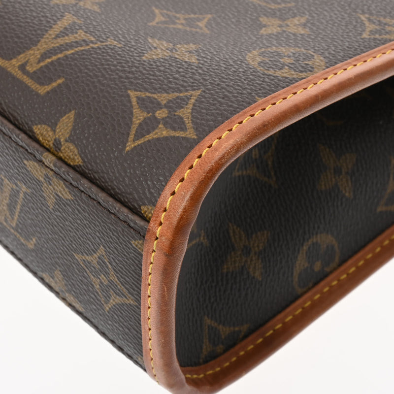 LOUIS VUITTON ルイヴィトン モノグラム ベルエア 2WAY ブラウン M51122 ユニセックス モノグラムキャンバス ハンドバッグ Bランク 中古 銀蔵