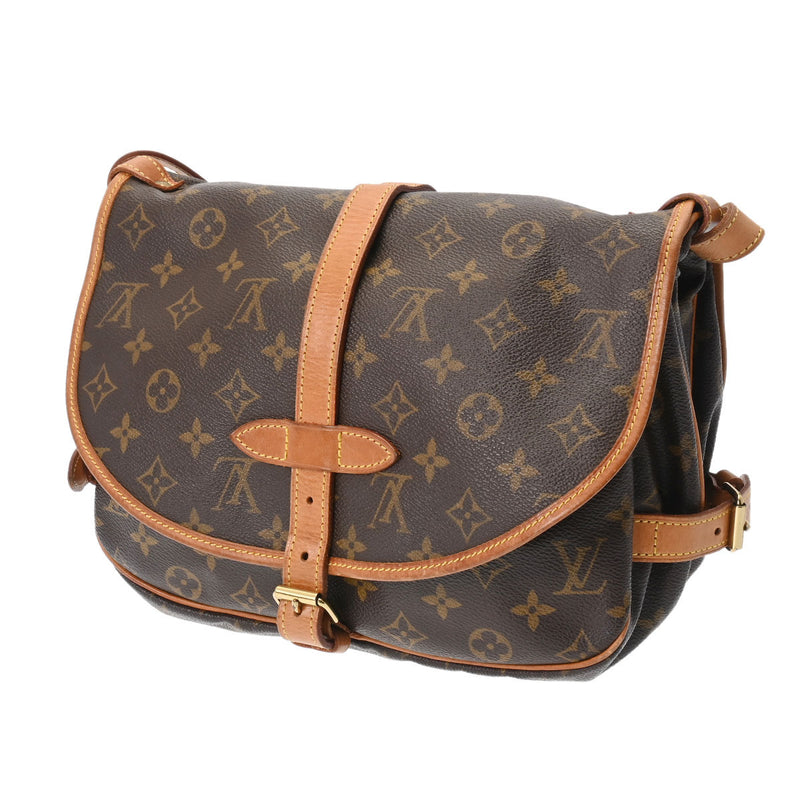 ルイ・ヴィトン LOUIS VUITTON ソミュール30 M42256 モノグラムキャンバス レディース ショルダーバッグ